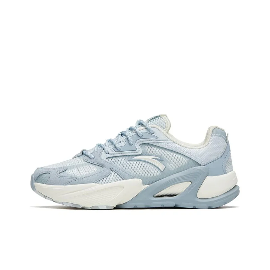 Anta Millennium 6 Height Increasing Slip Resistant Abrasion Resistant Low top Chunky Sneakers Women's Cloud Gray 122328890-3