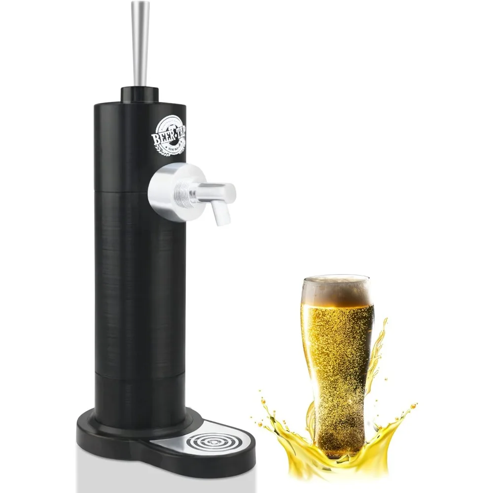 

Richard Bergendi Home Draught Beer Pump, kegerator, Tap, Draft Beer Dispenser, Portable Mini Keg For All Can Beers,