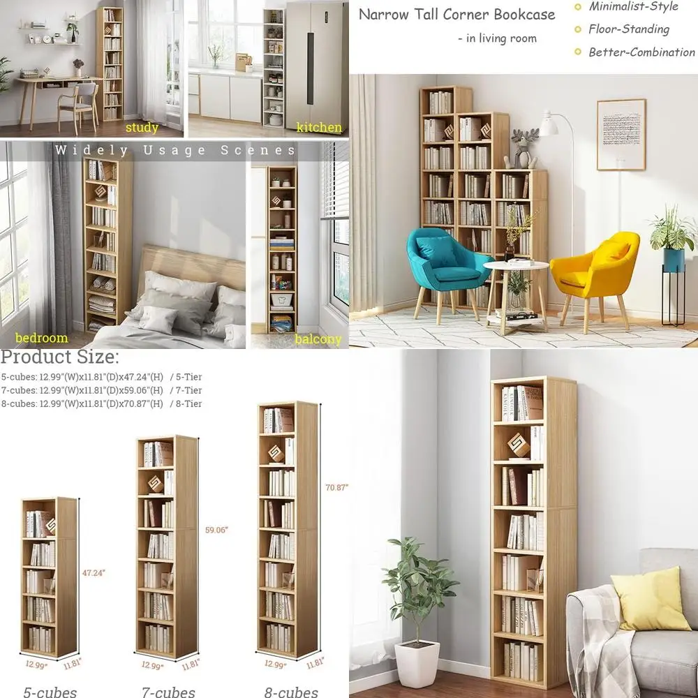 Oak 59 Tall Corner …