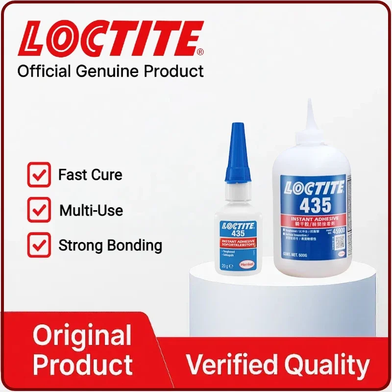 

435 Adhesive for 20g & 500g, Instant Bonding, Strong Bonding for Metal, Plastic, Wood, Rubber