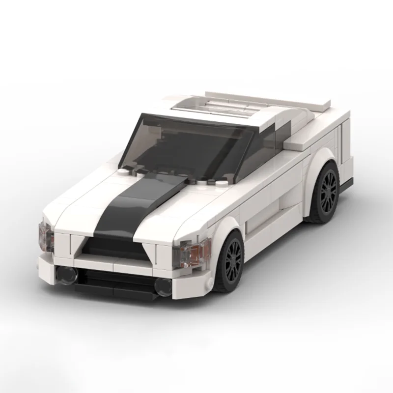 

2015 Ford Mustang 331 шт. MOC Speed Champion классическая модель автомобиля гоночная детская игрушка подарок технология строительные блоки