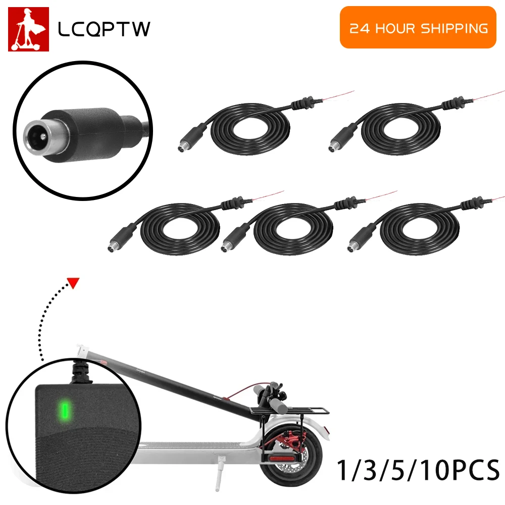 1/3/5/10 stücke DC 8mm Ladekabel für Xiaomi M365 Pro E-Scooter 42V 2A Ladegerät Ausgang Linie KickScooter Ladegerät Linie Stecker Teile