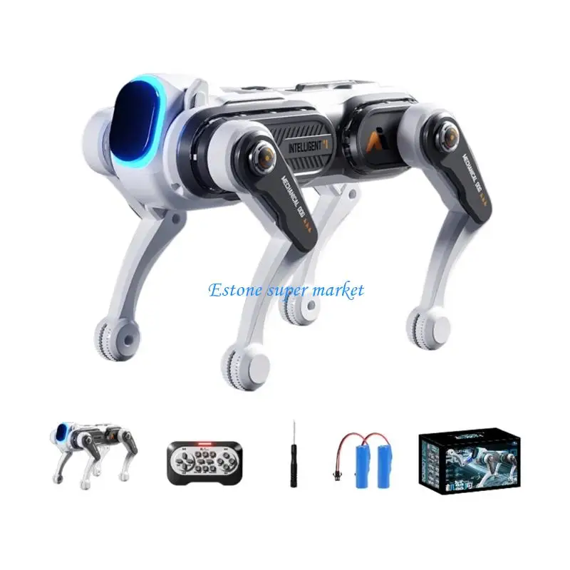 090B Robot Dog for Kids, Interactive Robotic Pet with Voice Control,Programmable Robotic Puppy Toy with Actions,Rechargeable