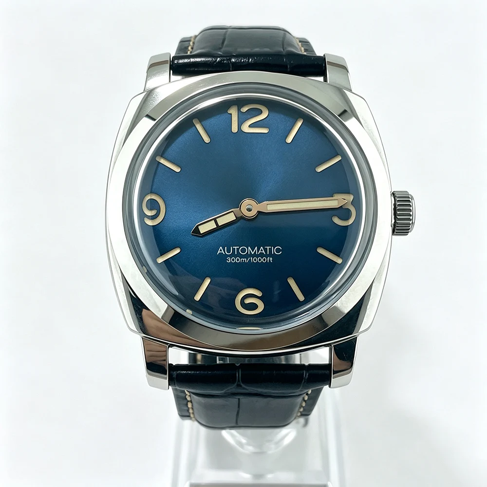 46mm ST3600 Movement  Men's Watch Manual Winding Seagull Sapphire Glass Waterproof 316L Stainless Steels Custom Watch