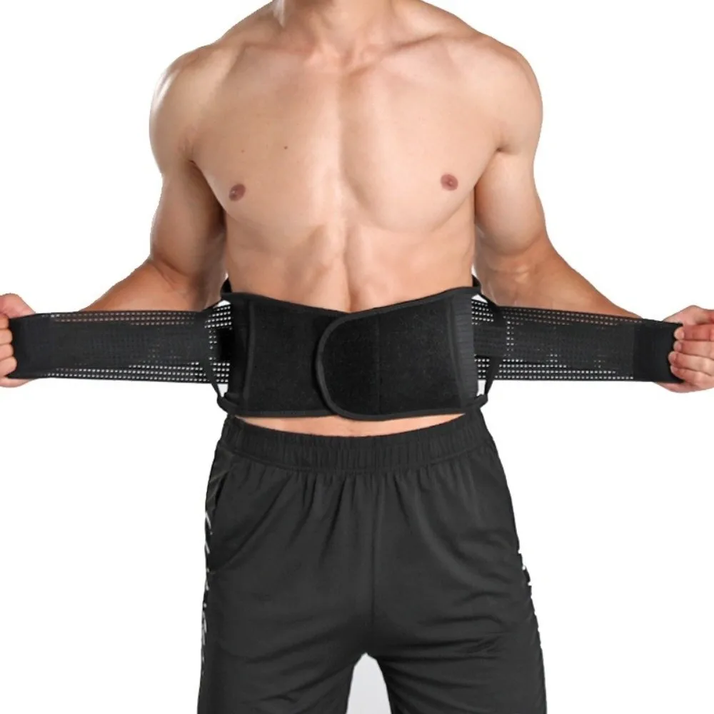 Lightweight Back Brace 360 Degree Support 8 Reinforced Bone Lumbar Support Belt Adjustable Strap Breathable