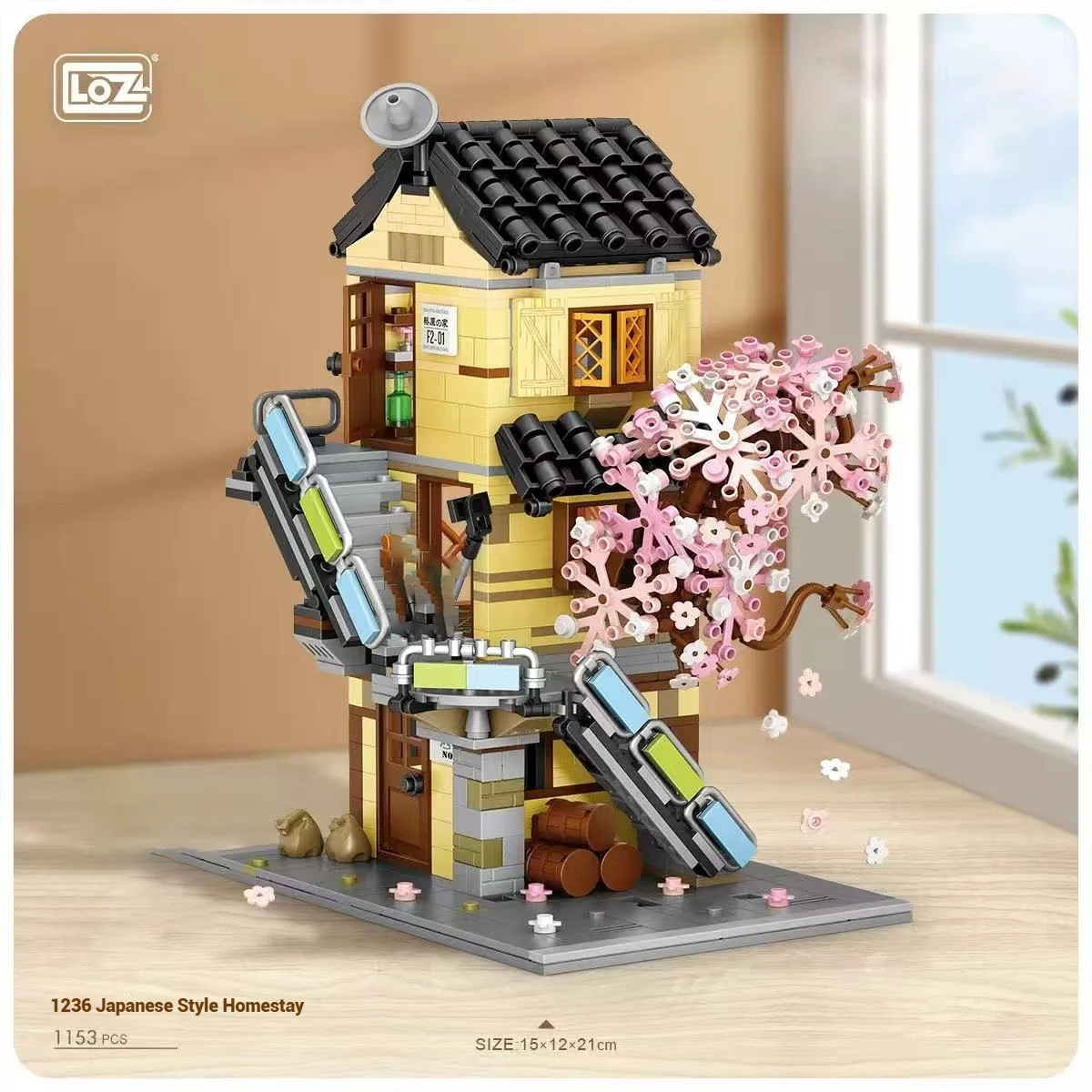 

LOZ Japanese Street Scene Series Building Blocks Toys Kit, Landscape Model Snack Street Assembly Toy, Children's Birthday Gift
