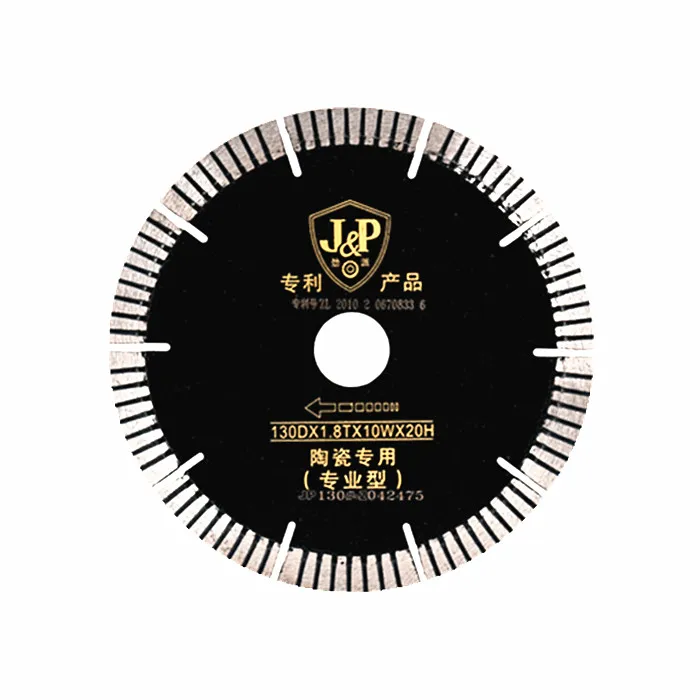 10pcs J&P 130Dx1.8Tx10Wx20H Tile Cutter Disc for Marble Porcelain Granite Ceramic Tile Cutting Diamond Saw Blade