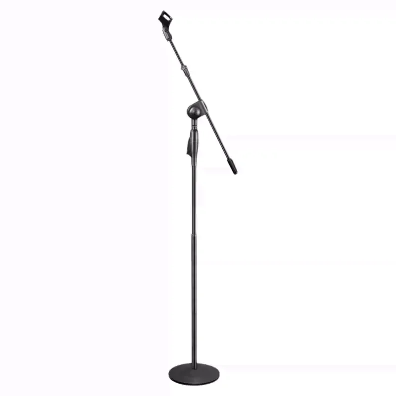 All-metal Press Condenser Microphone Stand Adjustable Angle Height Heavy And Thickened Microphone Floor Stand
