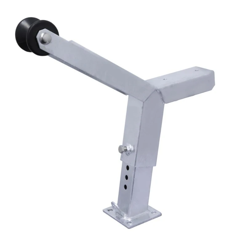 

Recessed winch bracket with rollers and galvanized hardware (5-inch U-bolts)