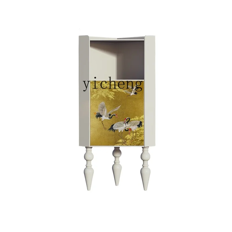 r8.11- French integrated triangular cabinet living room bedroom corner cabinet retro corner cabinet