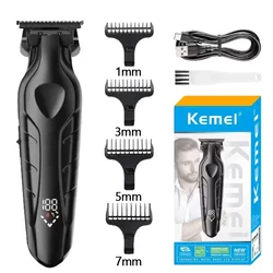 Kemei KM-2269 Upgraded Professional Electric Hair Trimmers Rechargeable Hair Cutter Clippers for Barber Shop Hair Clippers Men