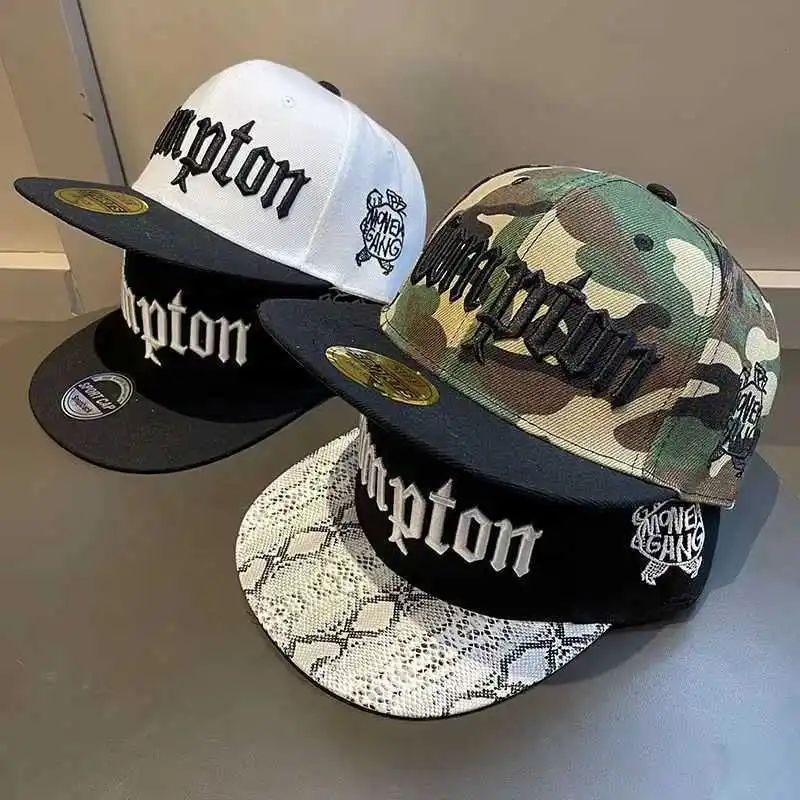 Men Compton Snapback Hats Bone Fashion Hip Hop Baseball Cap For Adult adjustable Sports leisure Caps Trucker caps Gorras