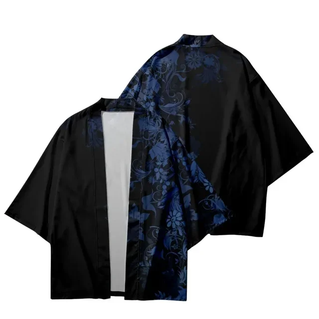 2024new StyleJapanese Kimono Cardigan Shirt Men's AndWomen 's Cosplay Kimono Jacket Traditional Trendy Japanese Clothing