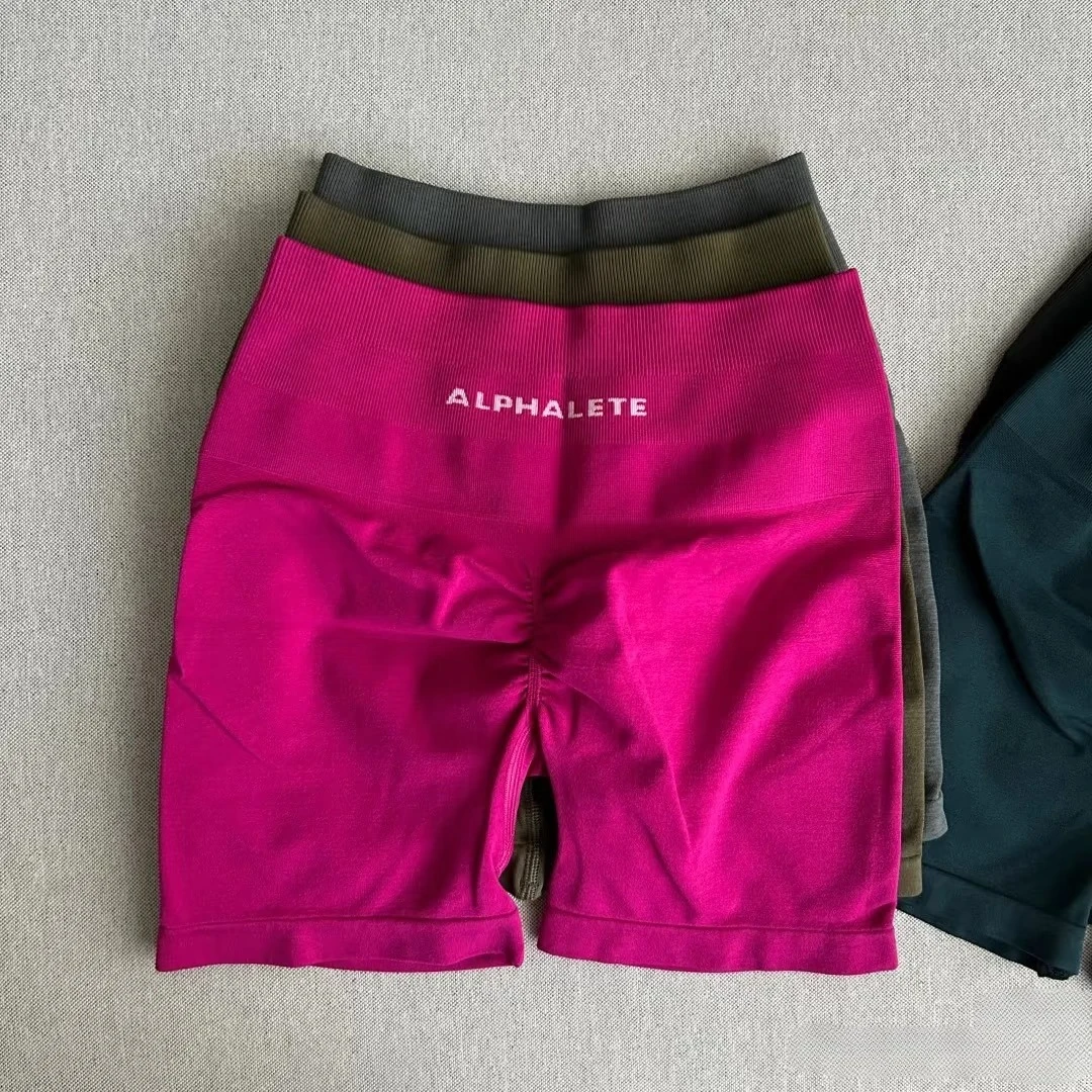 

High Quality Summer Breathable Sweat Absorption Α Coefficient High Elasticity Fitness Fitness Yoga Pilates Shorts Women