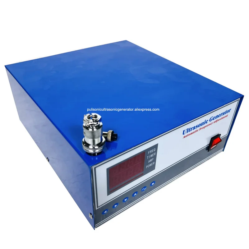 1200W 28KHz/40KHz Convertible Frequency Ultrasonic Generator For Intelligent Automatic Ultrasonic Washing System