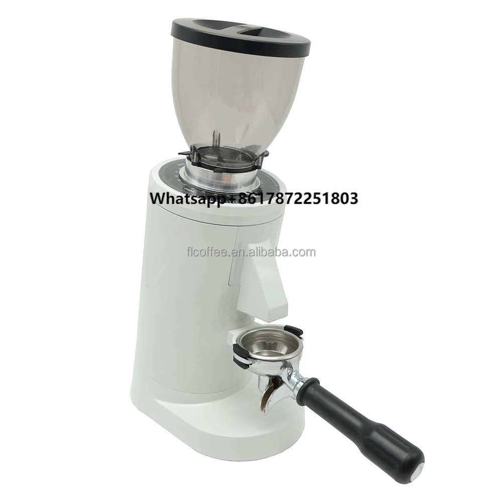 

83mm Large Commercial Coffee Grinder Professional Electric Coffee Bean Grinding Machine Burr for Espresso Stainless Steel CE 50g
