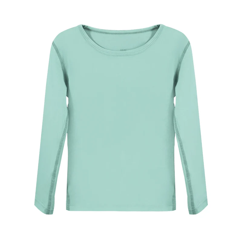 

5PCSChildren's thermal underwear, long-sleeved shirts for boys and girls in autumn and winter, single-piece long-sleeved shirts