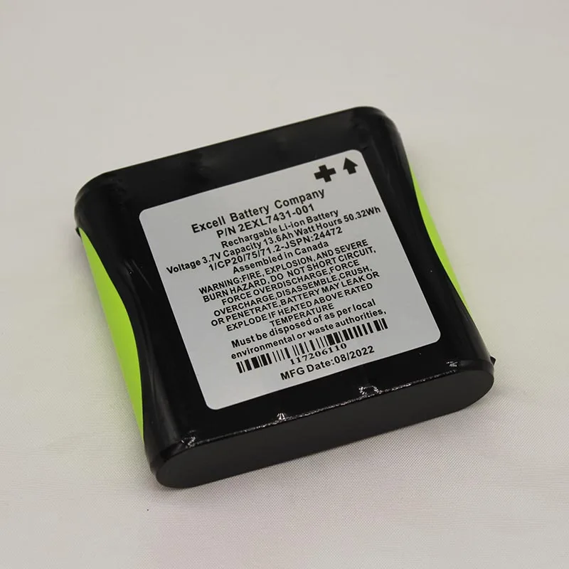 

3.7v 13600mAh Li-ion battery 2EXL7431-001 for Topco FC-300 FC-500 FC-600 data collector