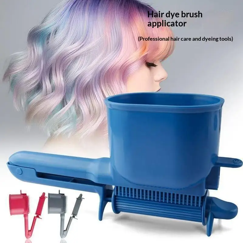 1Pc Smart Hair Coloring Tool Adjustable Flow Control Hair Dye & Bleaching Applicator Easy To Use Salon Home Hairdressing Tool