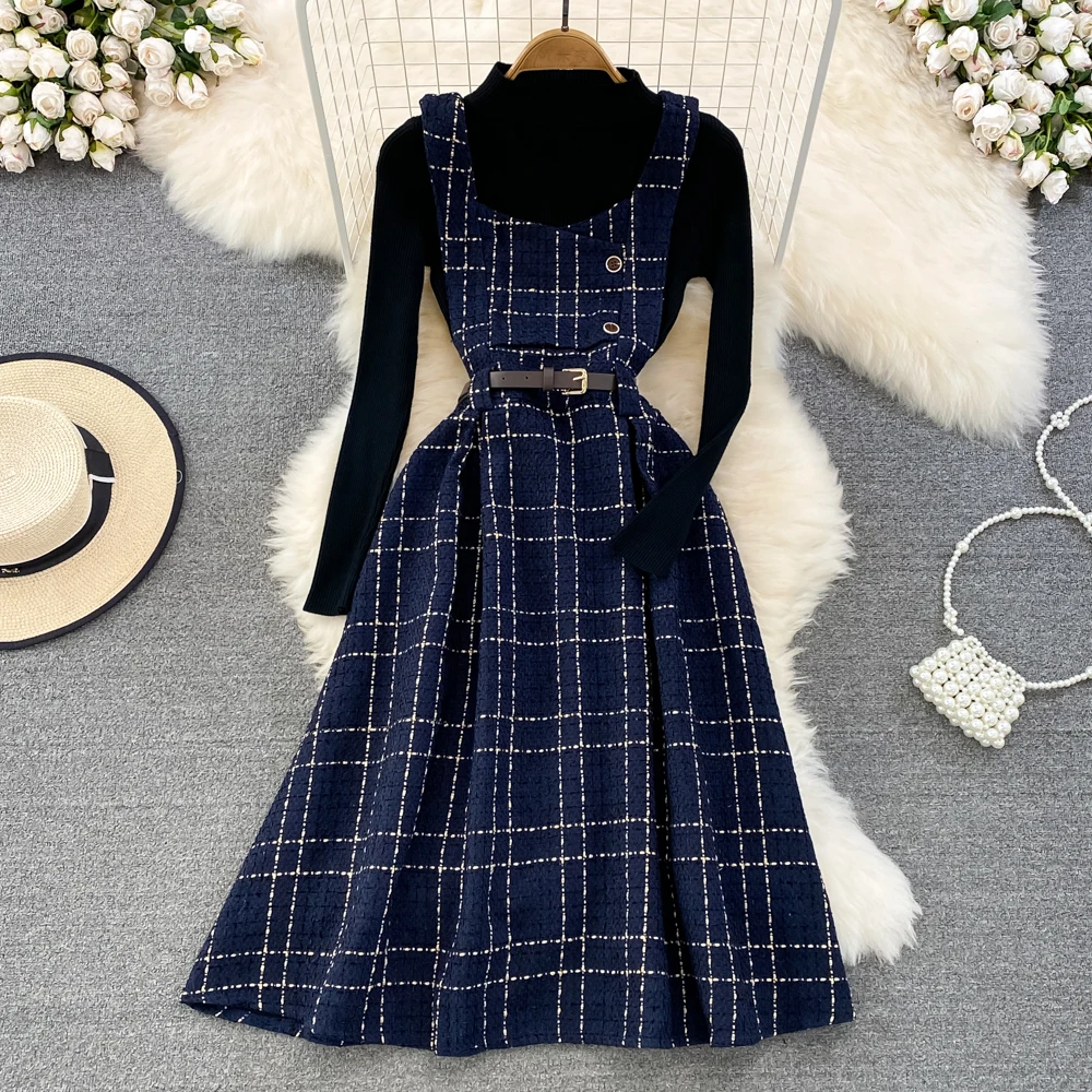 Vestidos De Mujer Maxi kobiety Party Vintage Zipper podstawy geometryczne zestawy dwa kawałki wysokiej talii Casual eleganckie ubrania Sexy Dress