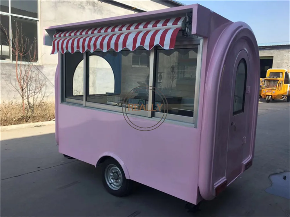 OEM Street Vending Food Cart Food truck in china Mobile Fast Kiosk Fast Mobile Ice Cream Trailer