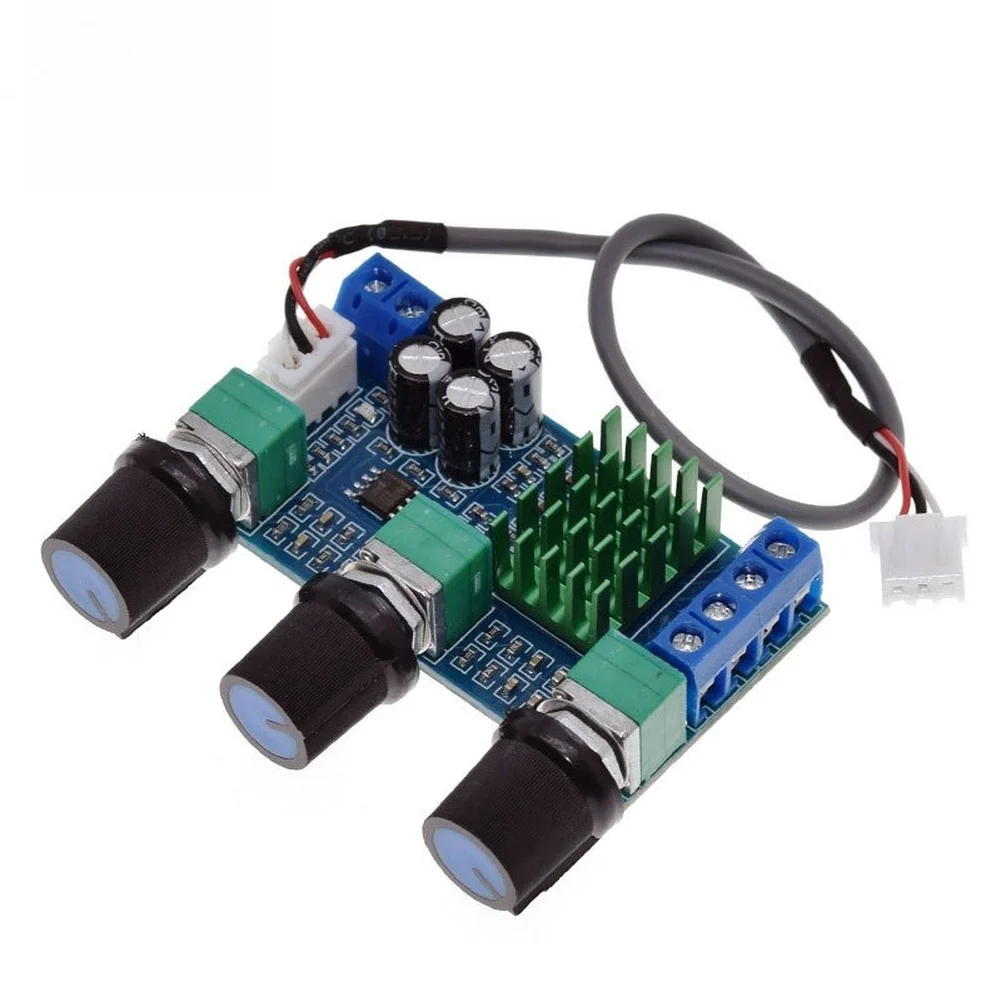 For TPA3116D2 Dual Channel Digital Audio Board 80W x 2 With Bass Treble Control Knobs High Efficiency Energy Saving