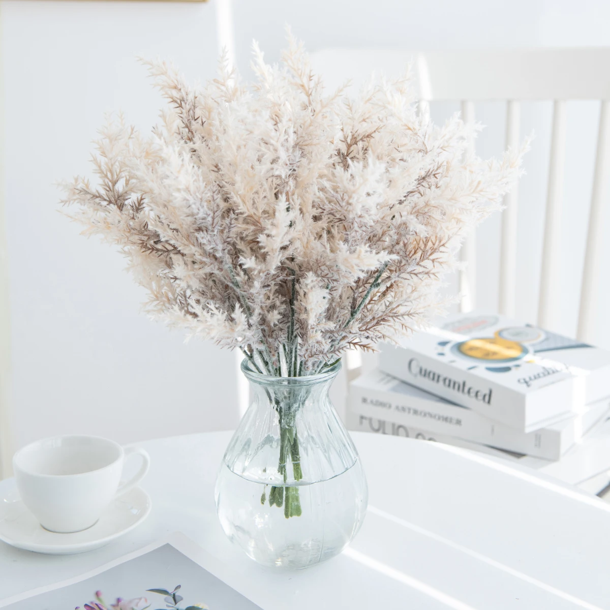 Flores artificiales de lavanda, ramo de plantas falsas de trigo para festivales, bodas, mesa del hogar, bonsái, regalo DIY, decoración, accesorios de fotografía