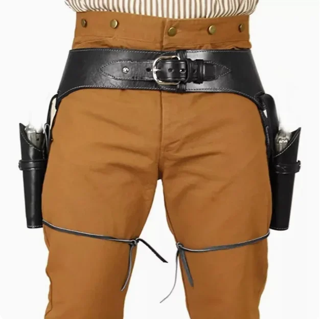 

Medieval Western Cowboy Revolver Holster Stage Performance Cosplay Prop