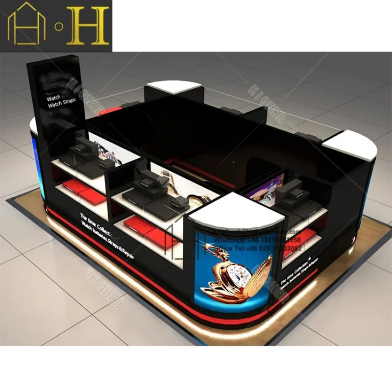 custom.Watch Kiosk Watch Display showcase Watch showcase with Light