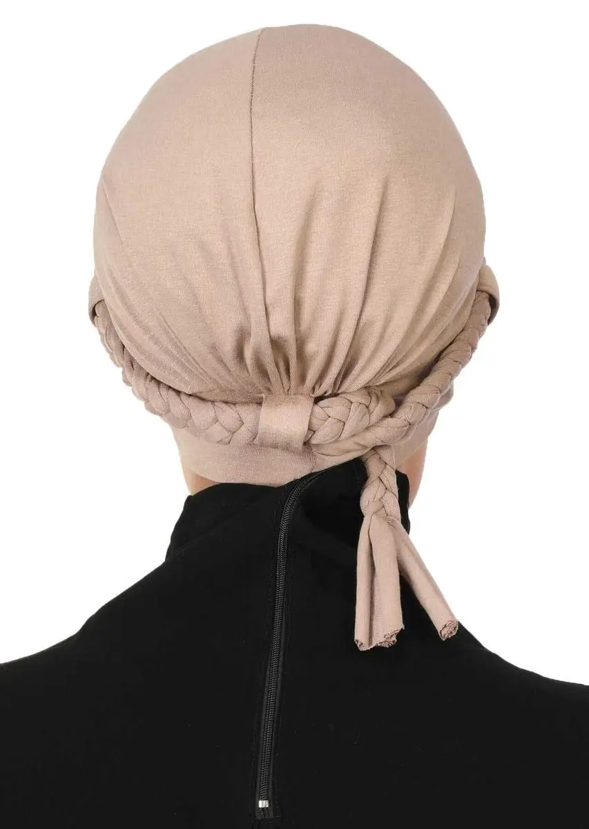 Vison de osso penteado trançado