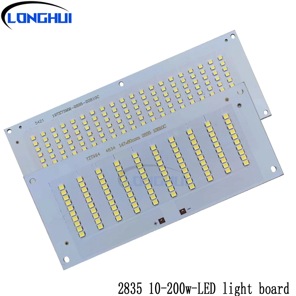 High power LED 20-200W chip rectangular light board accessory suitable for Workshop, supermarket, park, square construction site