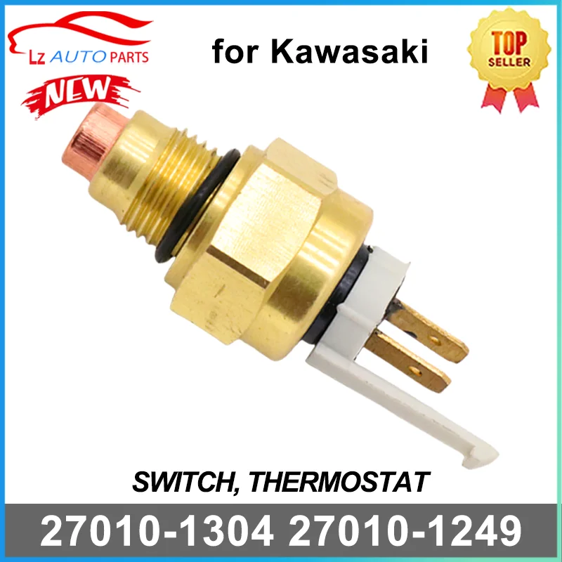 Interruptor térmico del ventilador del radiador 27010-1304 27010-1249 para Kawasaki ER-5 EX500 Ninja 250R 500R 600R ZX-6R ZX-9R ZZR 66.27435-6008