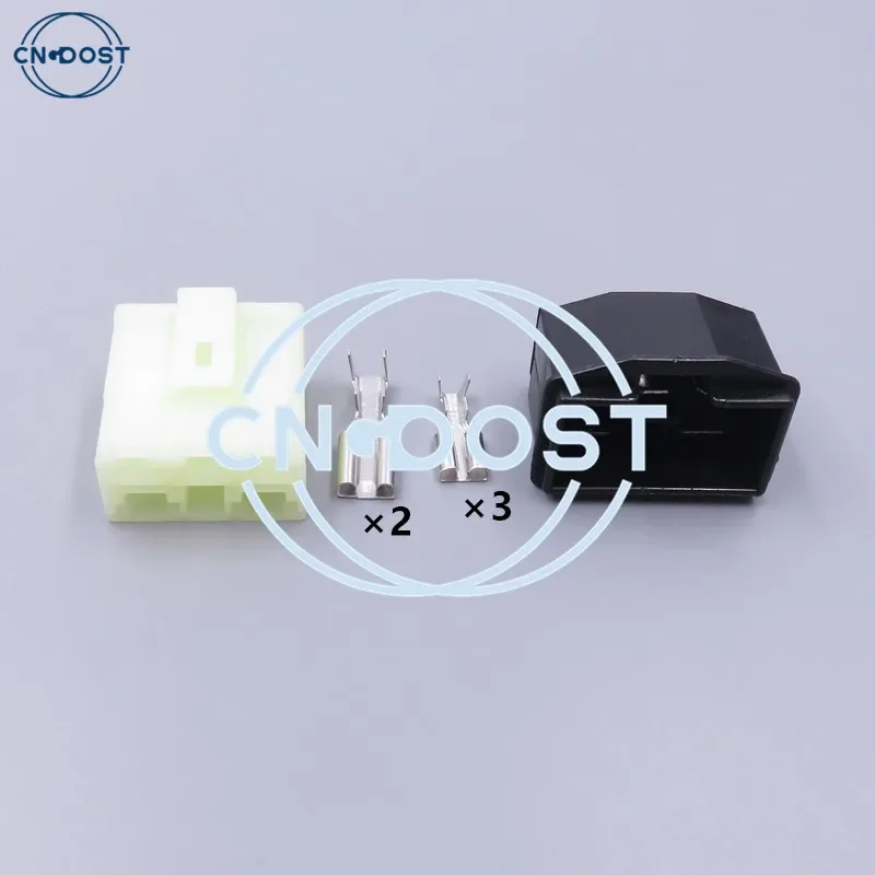 

1 Set 5 Hole PCB Mounting Wiring Harness Socket Waterproof Automotive Cable Connector AC Assembly For Motorcycle Car