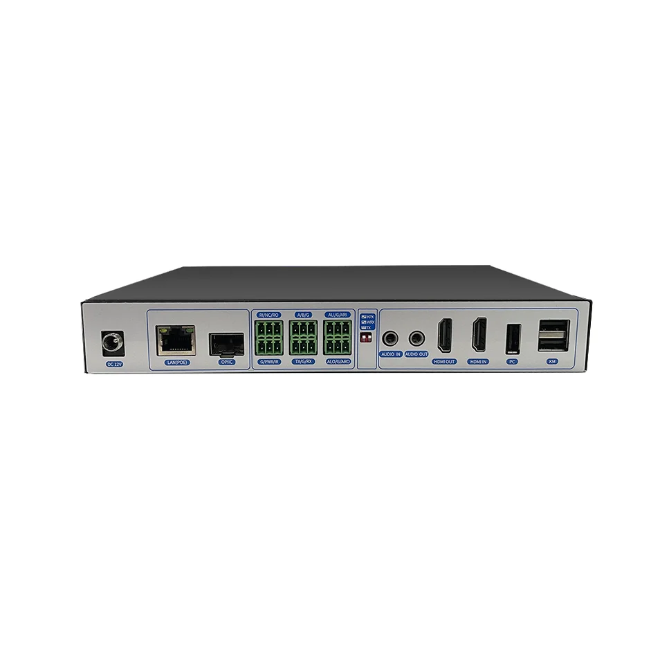 

Low-Latency 4K60Hz KVM Over IP Encoder Decoder H.265/H.264 With Video Wall Mouse Roaming 4-16 Windows