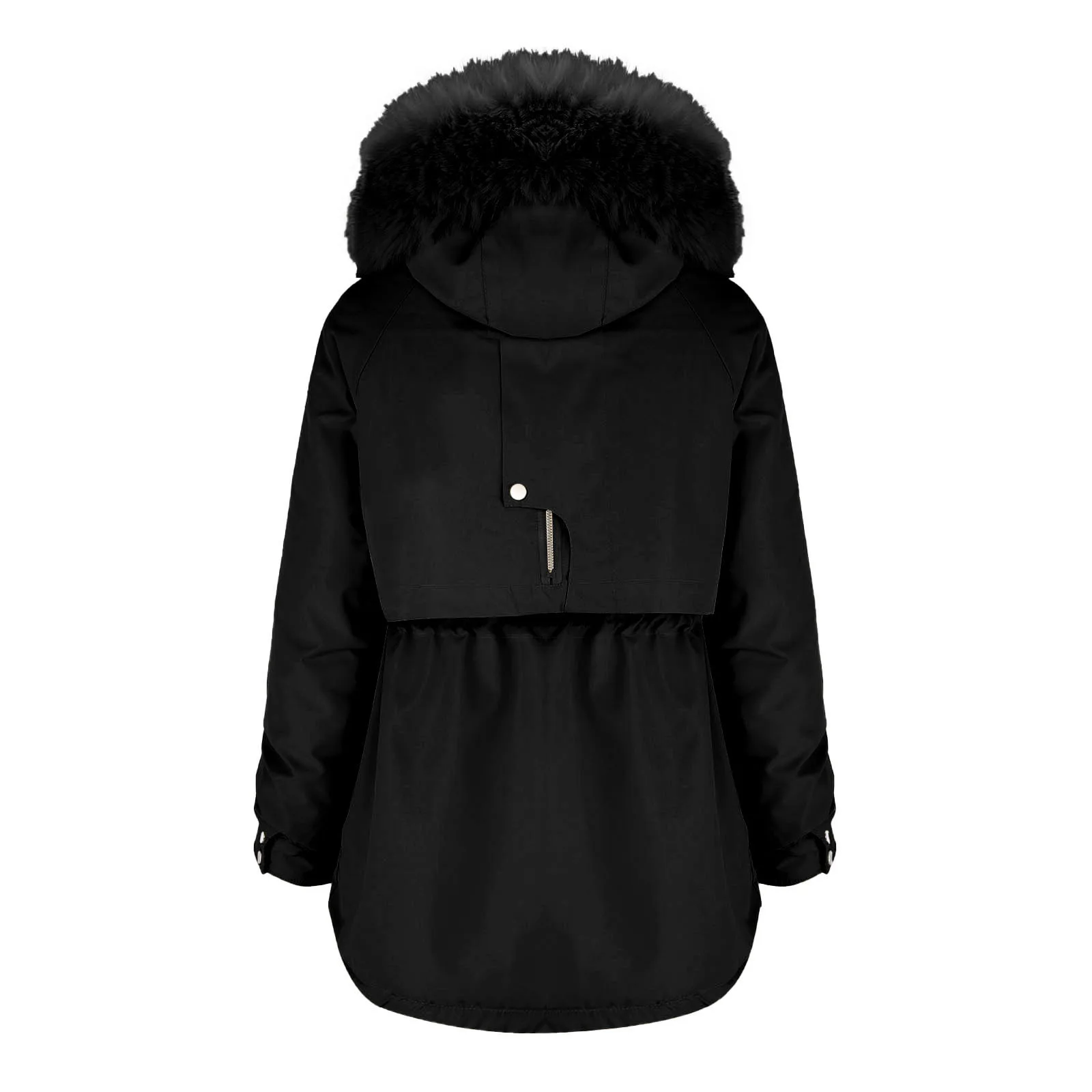 Women'S Winter Jacket Winter Coat Coat Parka Outdoor Street Daily Winter Fall Long Coat Regular Fit Adjustable Windproof Warm