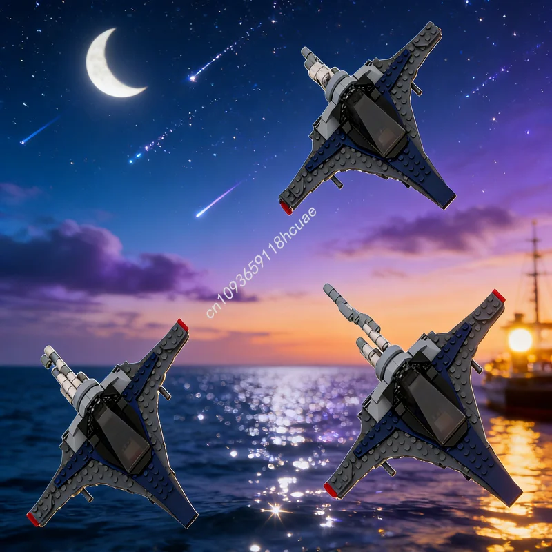 

Набор строительных блоков MOC «Космический защитник» (112 деталей), модель «Звездный защитник», развивающая игрушка, креативный подарок на Рождество, обучающий конструктор