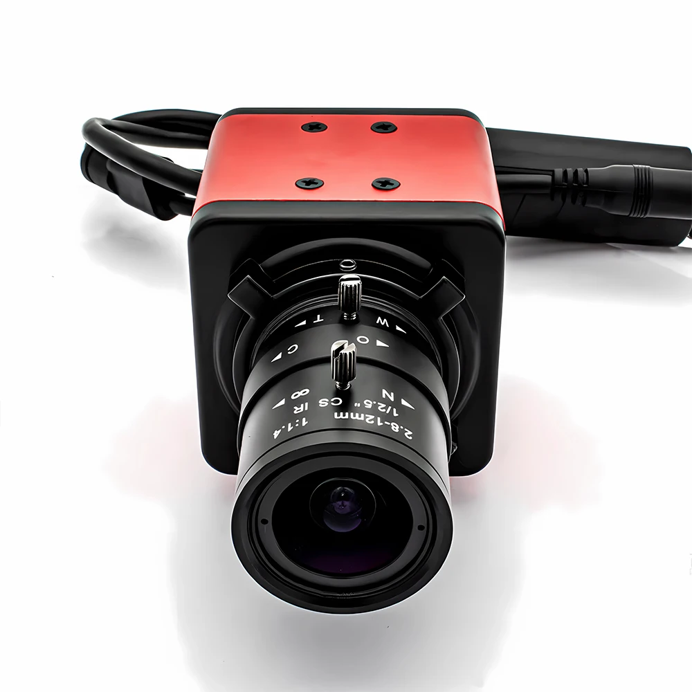 WGWK 4K Mini POE IP Camera Live 3/4/5/8MP HD Security Protection Webcam Industrial 2.8-12mm Manual Varifocal Lens Network Camera