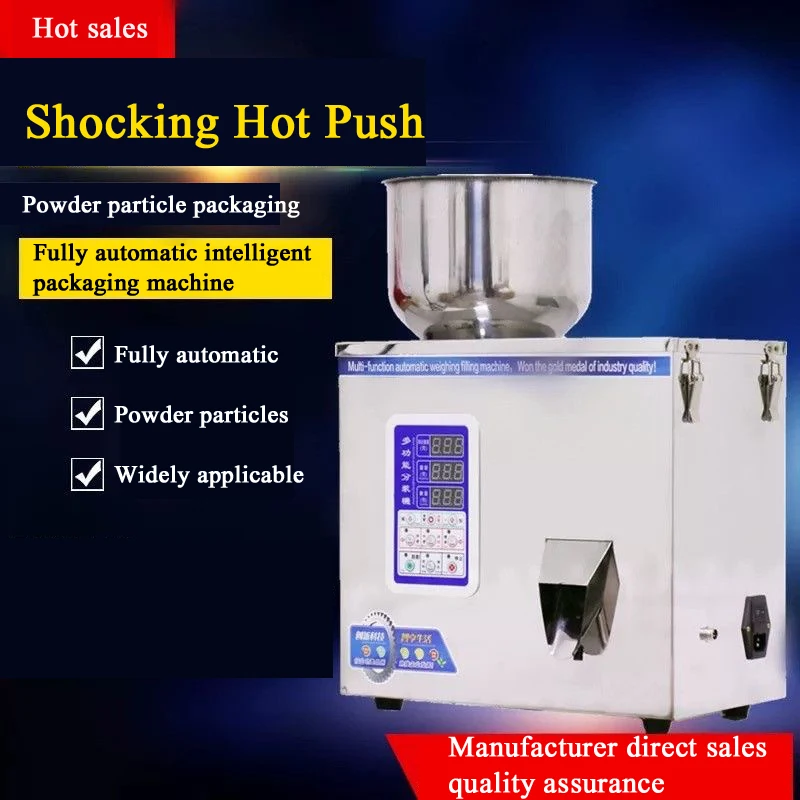 PBOBP 50g 100g venta al por mayor gránulo cuantitativo partícula semiautomática arroz té café en polvo dispensación pesaje máquina de llenado