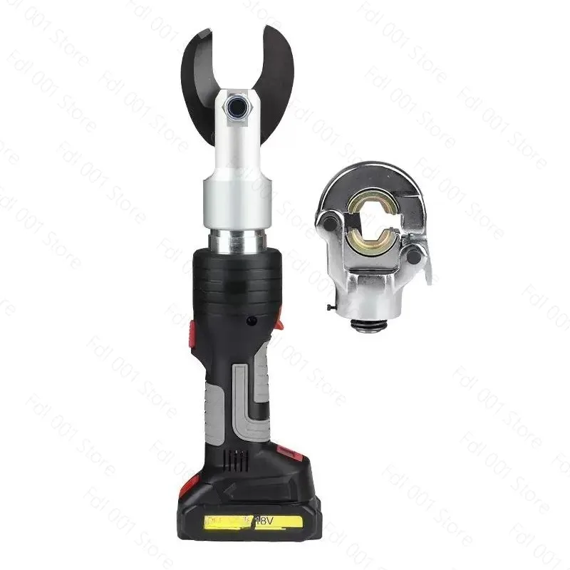 Battery Powered Cable Cutter Hydraulic Cordless Electric Cable Cutter with Battery Powered Cable Lugs Crimping Tools