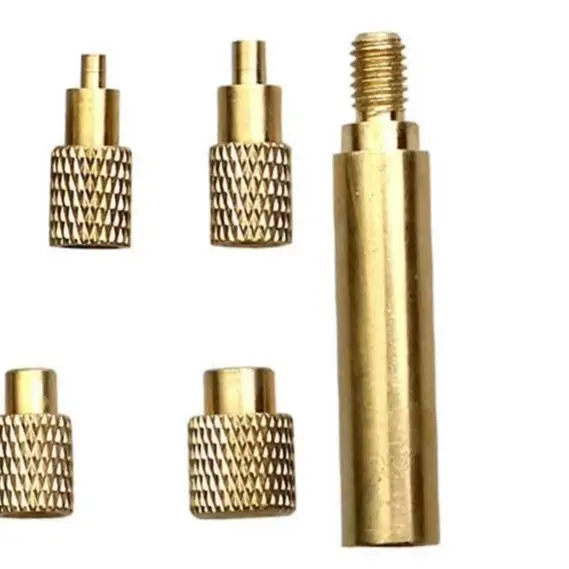 /T12 /Soldering /Iron Tip Brass Internal Thread Hot Press Nut Pressure Head For Plastic Nut Embedding Welding Tool Accessories
