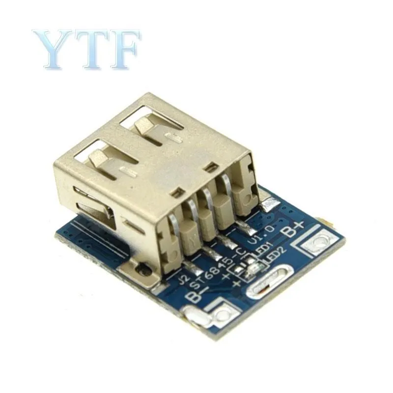 5pcs 5V Boost Step Up Power Module Lithium LiPo Battery Charging Protection Board LED Display USB for DIY Charger 134N3P Program