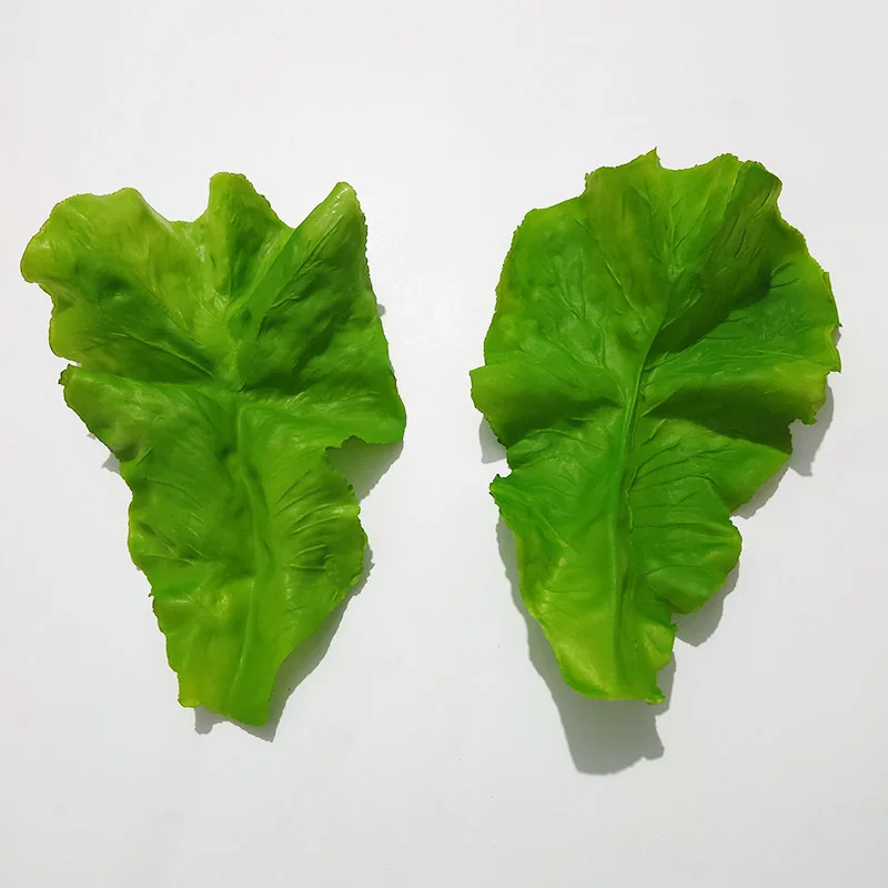 Simulation Lettuce Leaves Vegetable Imitation Model Cabbage PVC Green Vegetables Plastic Food Ornaments Agritainment Decoration