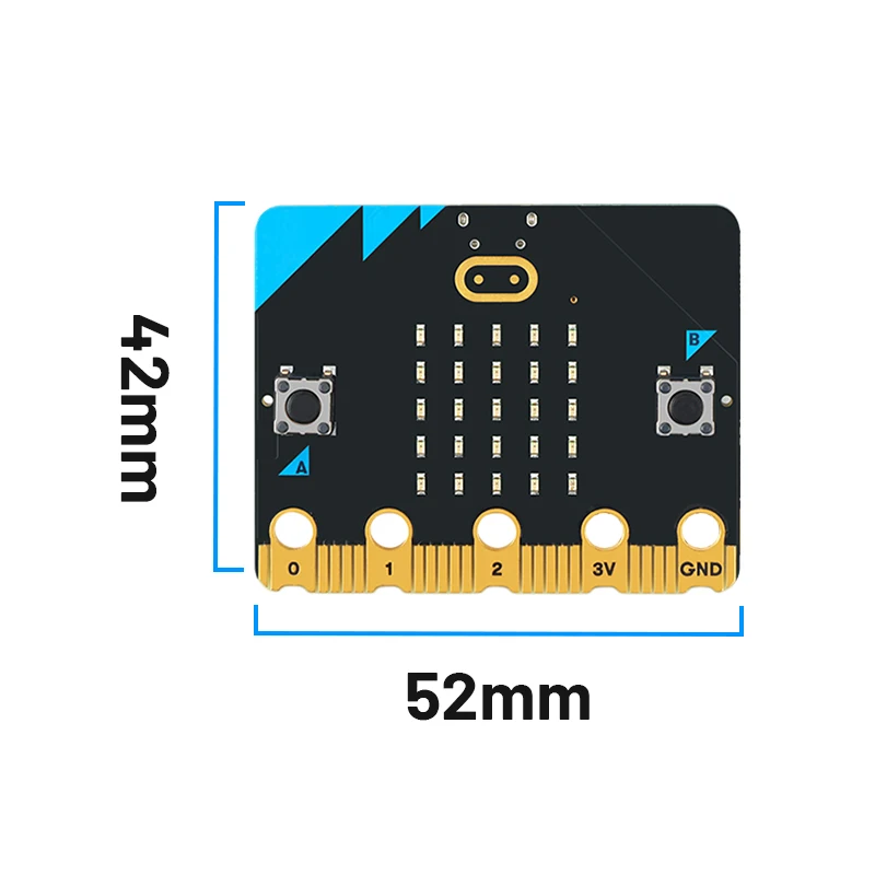 BBC Micro:Bit V2.2 Microbit Development Board Education Programm Learning Kit for School DIY Project steam