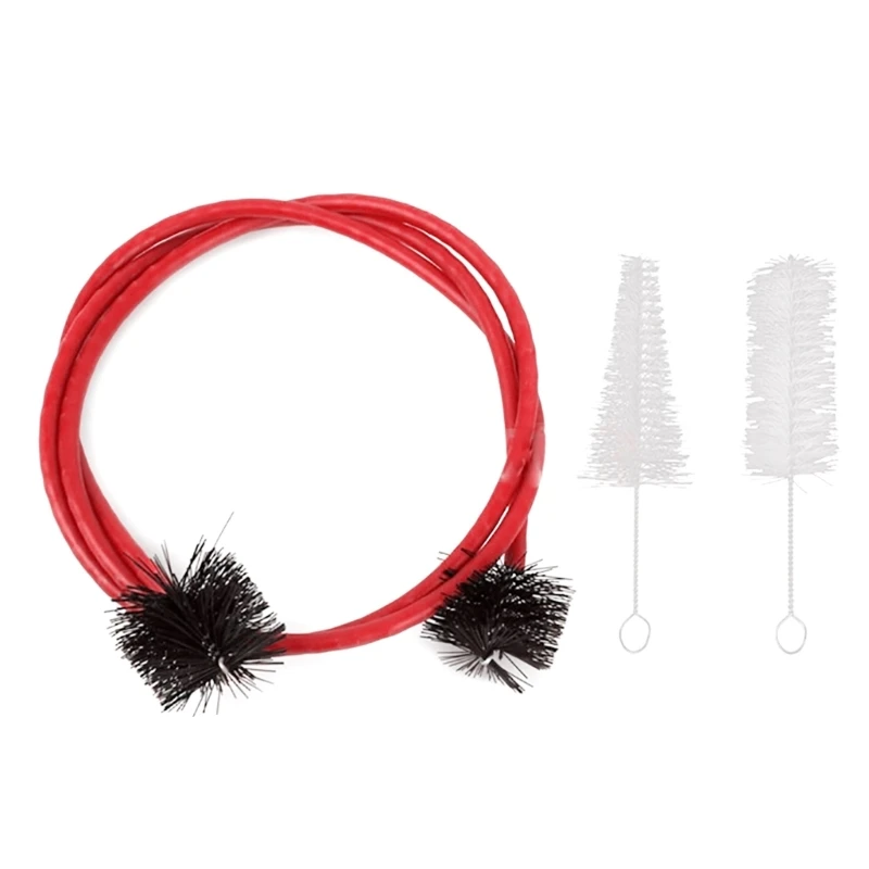 Trumpet Cleaning Kits Flexible Mouthpiece, Valves & Snake Brush Trumpet Maintenance Care Tool Cleaning Brush Easy to Use