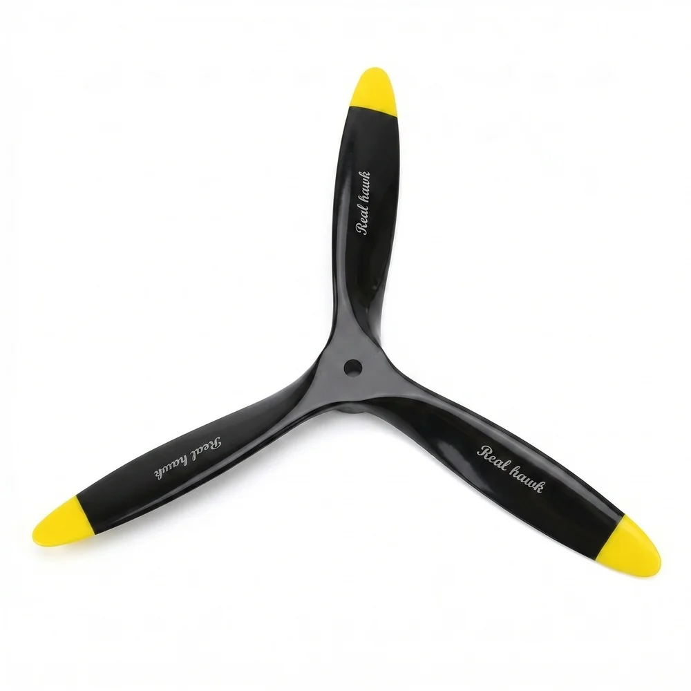3 Blade 20x6/20x8/20x10/20x12 CCW or CW Black Wooden Propeller High Quality For Scale RC Gas Airplane Model RC parts