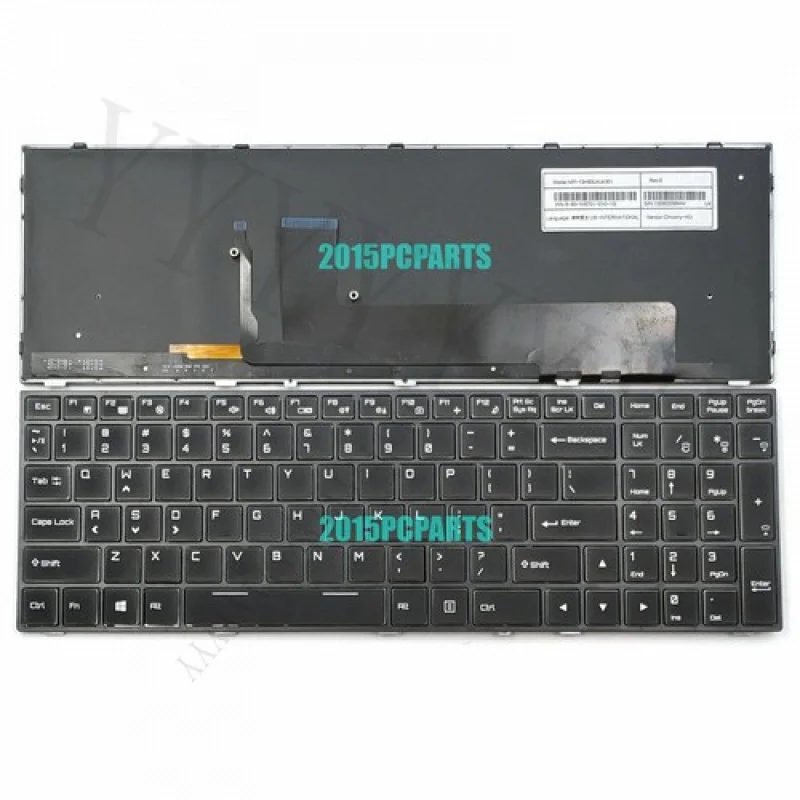 

Y + новинка для Clevo P650HP3-G P650HP6-G P650RP6-G P650RS6-G клавиатура США с цветной подсветкой