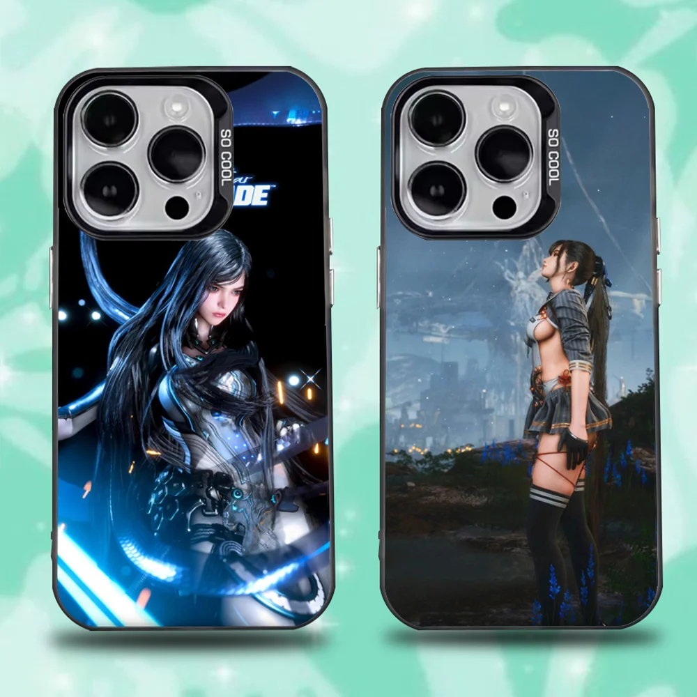 

Game S-Stellar B-Blade Phone Case For iPhone 16,15,14,13,12,11,Pro,Max,Plus,Mini,XS,SE Anti Fall Black Matte Hard Bumper