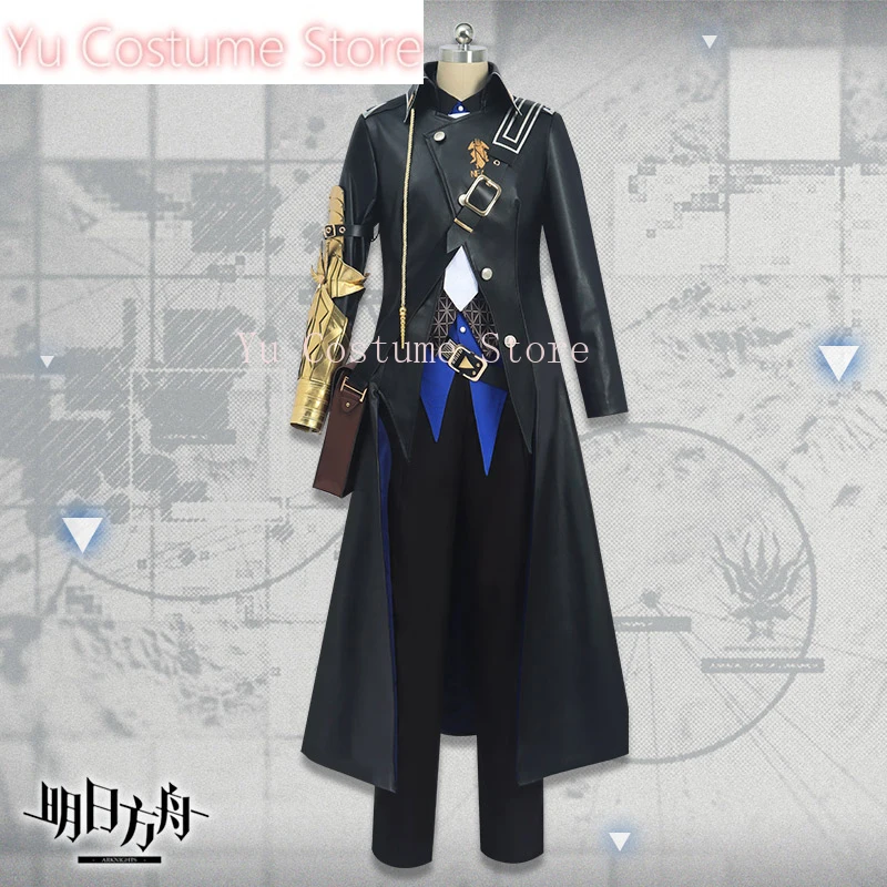 Yu Costume Anime! Arknights Mlynar Game Suit Gorgeous Handsome Uniform Cosplay Costume Halloween Carnival Party Role Play Outfit