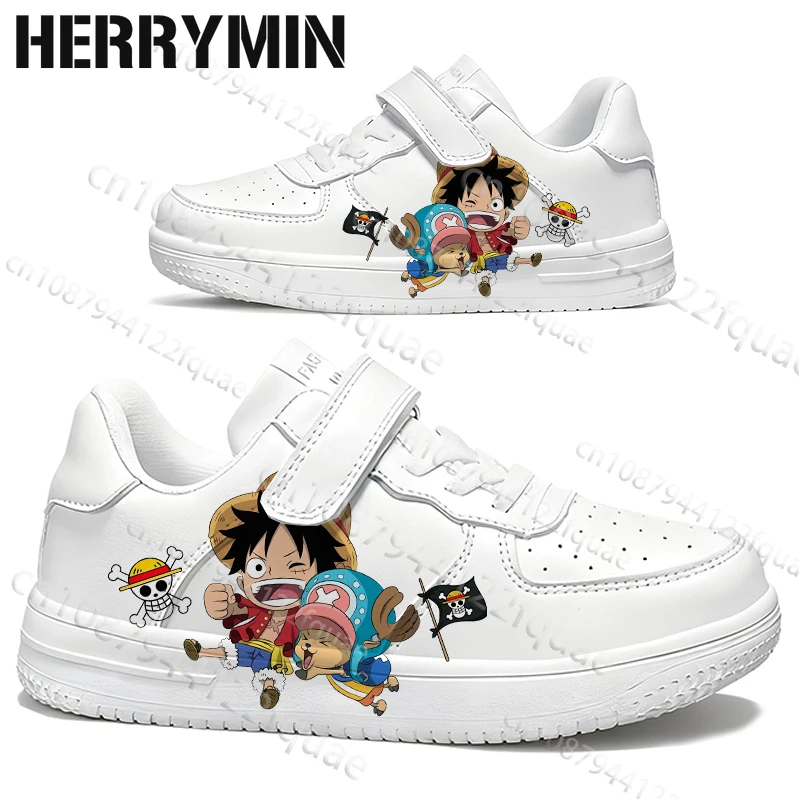 

2026 Tony Chopper Teenager Activities Solid Color Sole Shoes for Boys Girls Lace Up White Outdoor Walking Series Shoes