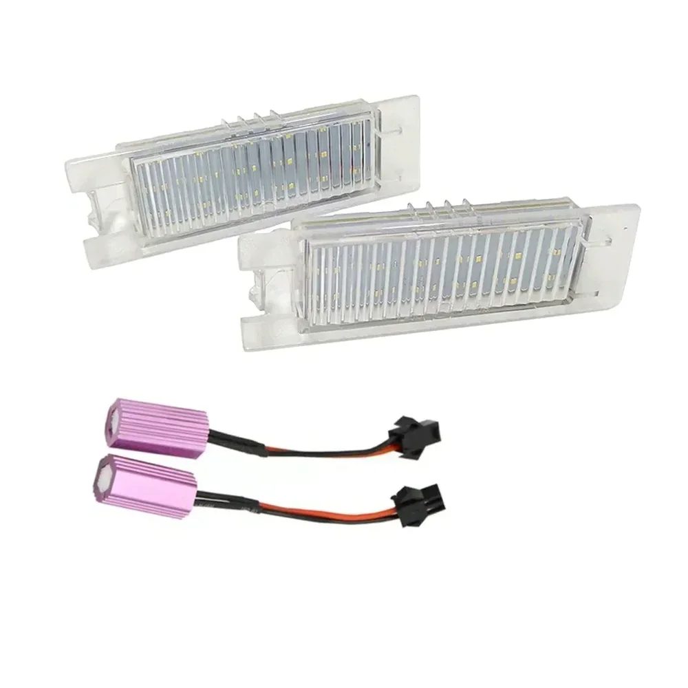 Luz LED para matrícula, lámpara trasera Canbus para Alfa Romeo GT Brera Coupe Nuovo Spider Ferrari 488 Malibu Camaro Volt Cruze